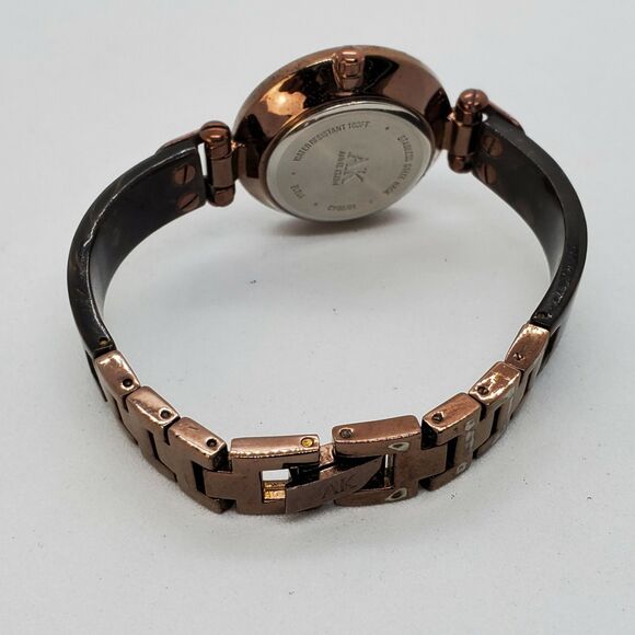 Anne Klein Women's Watch 28MM Case Brown Dial Bracelet 5.5" New Battery - Picture 7 of 10